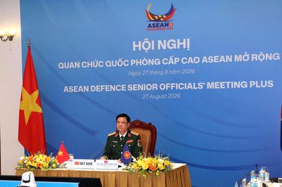 Thượng tướng Nguyễn Trường Thắng dự Hội nghị Quan chức Quốc phòng cấp cao ASEAN mở rộng