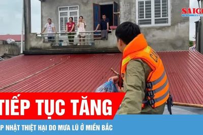 Mưa lũ ở miền Bắc, gần 7.200 hộ dân đã trở về nhà