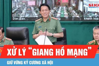 Xử lý 'giang hồ mạng', giữ vững kỷ cương xã hội