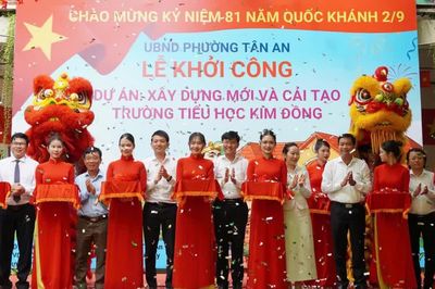 Hơn 42 tỷ đồng xây dựng, cải tạo Trường Tiểu học Kim Đồng ở Cần Thơ
