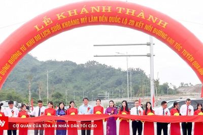 Tuyên Quang khánh thành tuyến đường hơn 480 tỷ đồng