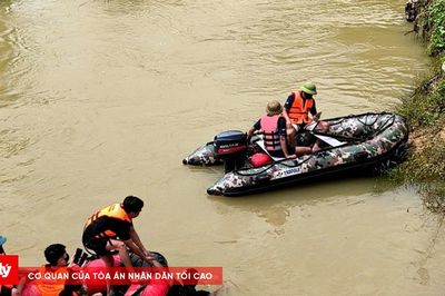 Thái Nguyên: Nạn nhân cuối cùng trong vụ chìm thuyền đã được tìm thấy