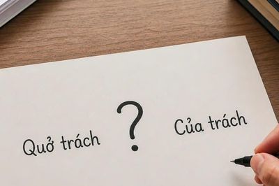 Quở trách hay của trách: Từ nào viết đúng chính tả tiếng Việt?