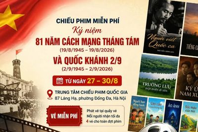 Chiếu miễn phí nhiều tác phẩm điện ảnh đặc sắc dịp Quốc khánh 2/9