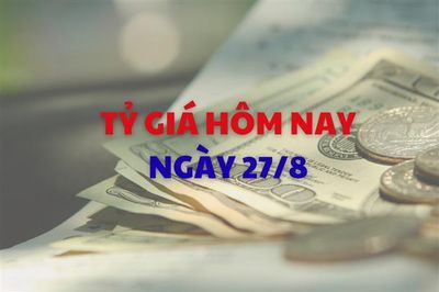 Tỷ giá hôm nay 27/8: Giá USD điều chỉnh nhẹ