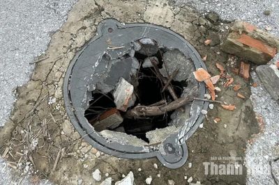 Trật tự, mỹ quan đô thị - Những “cái gai trong mắt”: Hố ga, miệng cống không nắp đậy