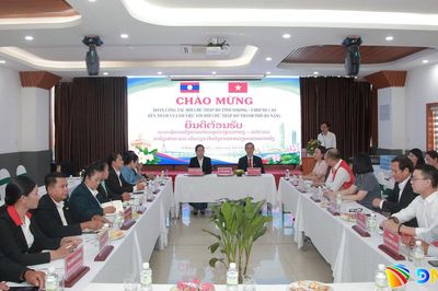 Tăng cường hợp tác, phối hợp hiệu quả trong công tác nhân đạo giữa Đà Nẵng và tỉnh Sê Kông (Lào)