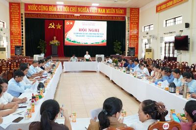 Xã Chiên Đàn bàn giải pháp nâng chất lượng phong trào thi đua dân vận khéo
