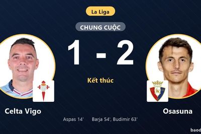 Ngược dòng đánh bại Celta Vigo tại Balaídos, Osasuna giành trọn 3 điểm