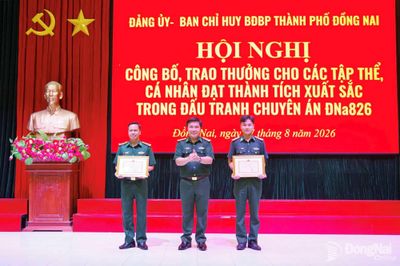 Khen thưởng nhiều tập thể, cá nhân trong chuyên án ĐNa826