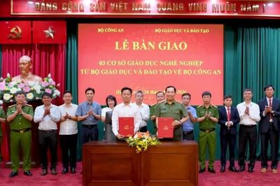 Bộ Công an tiếp nhận nguyên trạng 3 trường cao đẳng nghề từ Bộ GD&ĐT
