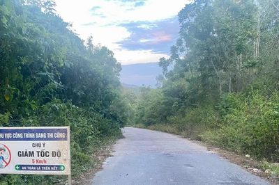 Tạm dừng lưu thông trên đường đèo Bà Nam để thi công dự án