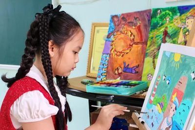 Cô học trò Gia Lai và hành trình chinh phục 4 sân chơi vẽ tranh toàn quốc