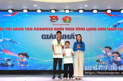 11 đội tranh tài tại Cuộc thi Sáng tạo Robotics khối THCS tỉnh Lạng Sơn