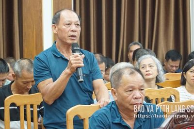 UBND phường Đông Kinh lấy ý kiến cộng đồng dân cư về điều chỉnh cục bộ hai đồ án quy hoạch