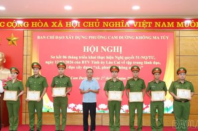 Phường Cam Đường sơ kết công tác xây dựng “xã, phường không ma túy”
