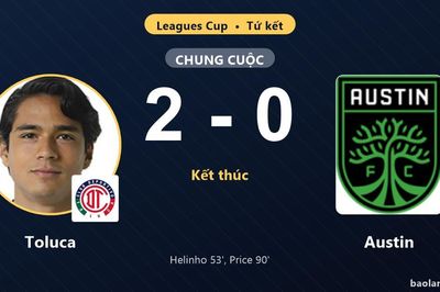 Hạ gục Austin 2-0, Toluca giành vé vào bán kết Leagues Cup