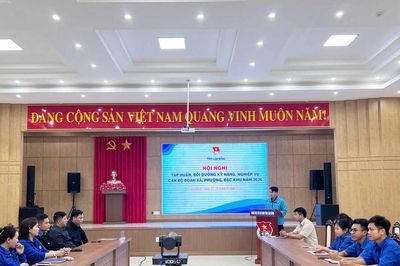 Hơn 700 cán bộ đoàn tập huấn kỹ năng, nghiệp vụ năm 2026