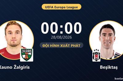 TRỰC TIẾPTrực tiếp Kauno Žalgiris vs Beşiktaş: Trận đấu đang diễn ra