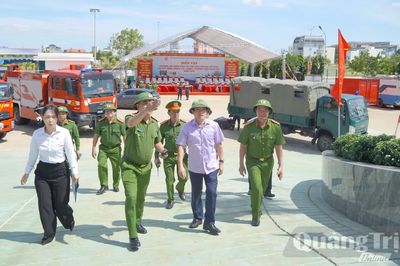 Lãnh đạo tỉnh kiểm tra công tác chuẩn bị diễn tập phương án chữa cháy và cứu nạn, cứu hộ cấp tỉnh năm 2026