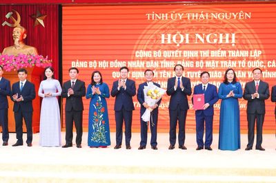Thái Nguyên: Thành lập Đảng bộ HĐND tỉnh và Đảng bộ Mặt trận Tổ quốc, các đoàn thể tỉnh