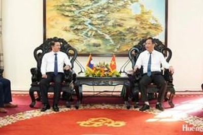 Thành phố Huế tăng cường trao đổi kinh nghiệm với tỉnh Salavan