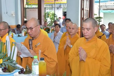 Lễ Vu lan, ra mắt Gia đình Phật tử Đức Phước tại chùa Phước Ân (xã Vĩnh Lộc, TP.HCM)