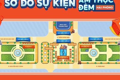 Hải Phòng: Phân luồng giao thông phục vụ hoạt động tại Phố đi bộ khu vực Nhà hát thành phố