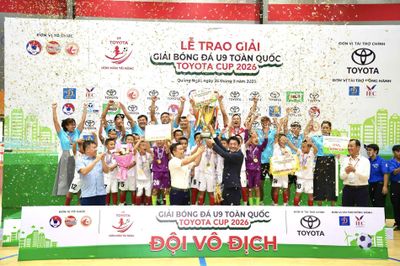 Lễ bế mạc giải bóng đá U9 toàn quốc Toyota Cup 2026