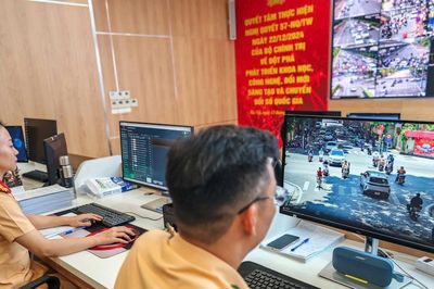 Tuần tra kết hợp camera AI, xử lý nghiêm các hành vi dẫn đến ùn tắc giao thông