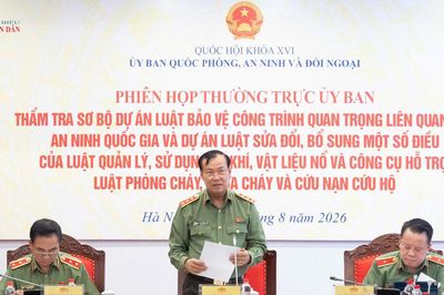 Thường trực Ủy ban Quốc phòng, An ninh và Đối ngoại thẩm tra sơ bộ 2 dự án Luật