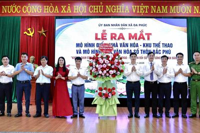 Xã Đa Phúc ra mắt mô hình nhà văn hóa số