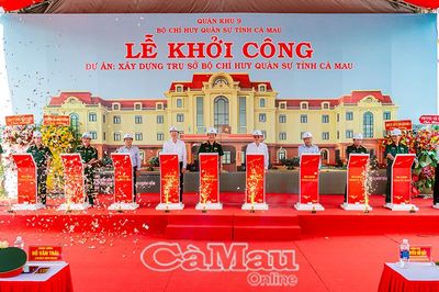 Cà Mau tăng cường tiềm lực, xây dựng lực lượng vũ trang vững mạnh