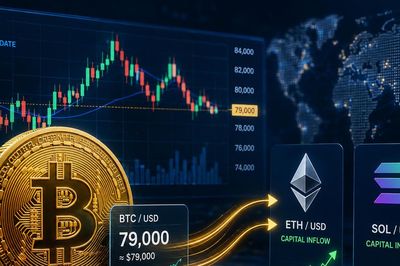 Thị trường tài sản số sáng 27/8: Bitcoin quanh 79.000 USD, Solana tăng hơn 5%