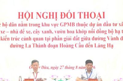 Đối thoại thẳng thắn trong giải phóng mặt bằng Dự án bãi đỗ xe tại Vành đai 1