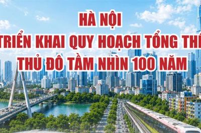 Hà Nội triển khai Quy hoạch tổng thể Thủ đô tầm nhìn 100 năm