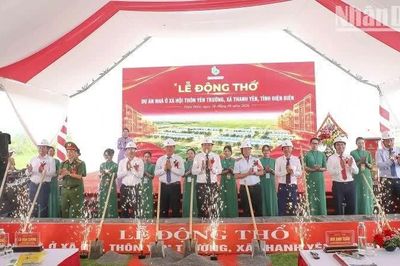 Điện Biên: Động thổ dự án nhà ở xã hội đầu tiên tại xã biên giới Thanh Yên
