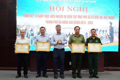 Đà Nẵng tổng kết 10 năm thực hiện nhiệm vụ diễn tập ứng phó sự cố bức xạ, hạt nhân