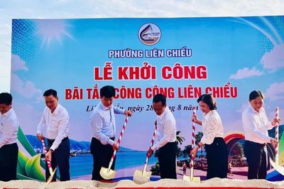 Khởi công công trình nâng cấp, cải tạo bãi tắm công cộng Liên Chiểu