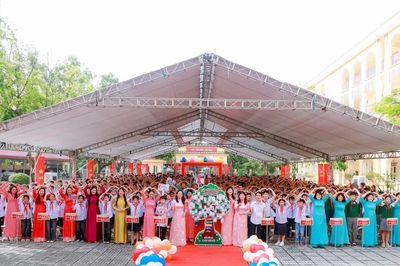 Ấn tượng chương trình chào đón học sinh lớp 6 tại Trường THCS Quang Trung