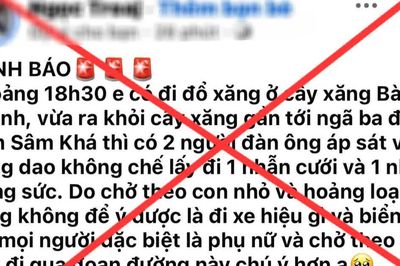 Làm mất nhẫn cưới, người phụ nữ dựng chuyện bị cướp