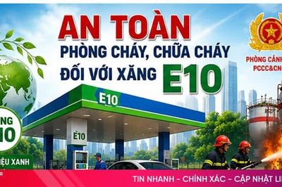 Đảm bảo an toàn PCCC khi bảo quản và sử dụng xăng E10