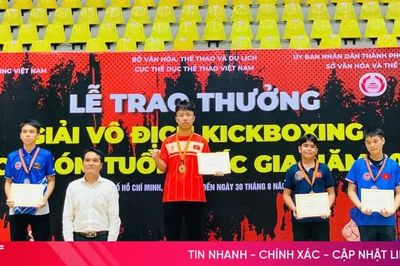 Hà Tĩnh giành 5 huy chương tại Giải Vô địch Kickboxing các nhóm tuổi quốc gia