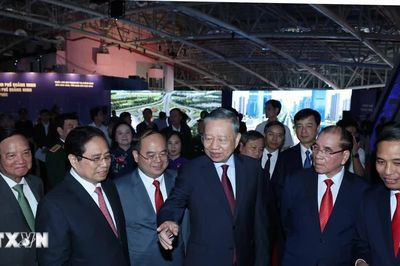 Tổng Bí thư, Chủ tịch nước dự Lễ công bố Nghị quyết về việc thành lập thành phố Quảng Ninh