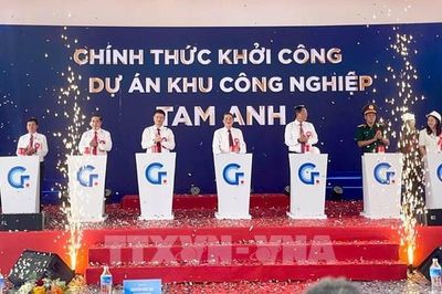 Khởi công Dự án Đầu tư xây dựng kinh doanh kết cấu hạ tầng KCN Tam Anh 1