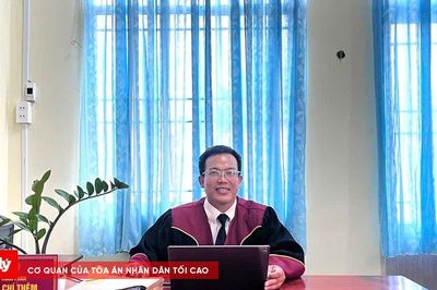 Thẩm phán Hồ Chí Thêm: Nỗ lực rèn luyện, học tập để phụng sự công lý