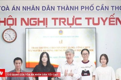 TAND TP Cần Thơ gặp mặt, khen thưởng các cháu trúng tuyển đại học 2026