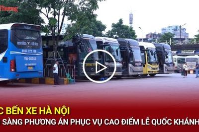Các bến xe Hà Nội sẵn sàng phương án phục vụ cao điểm lễ Quốc khánh 2/9