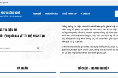 Cổng thông tin một cửa về trí tuệ nhân tạo chính thức vận hành