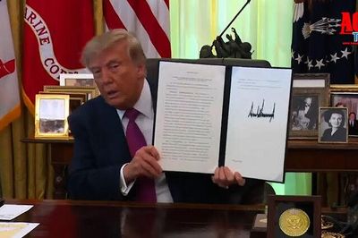 Tổng thống Trump ký lệnh đổi tên hồ Ontario thành “Hồ Mỹ”